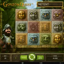 GalacticBets - Gonzo's Quest Slot Game - NetEnt