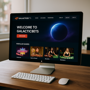 GalacticBets - Desktop Platform Interface - Nederlandse Casino Website